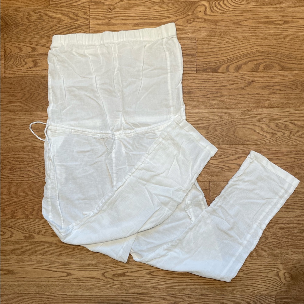 Mikoh linen white coverup